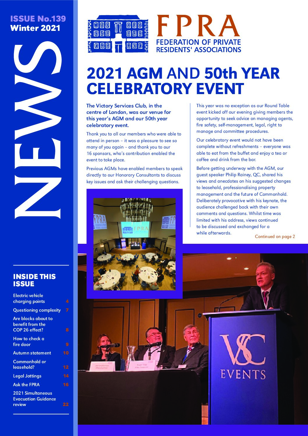 Winter 2021 Newsletter - Issue 139